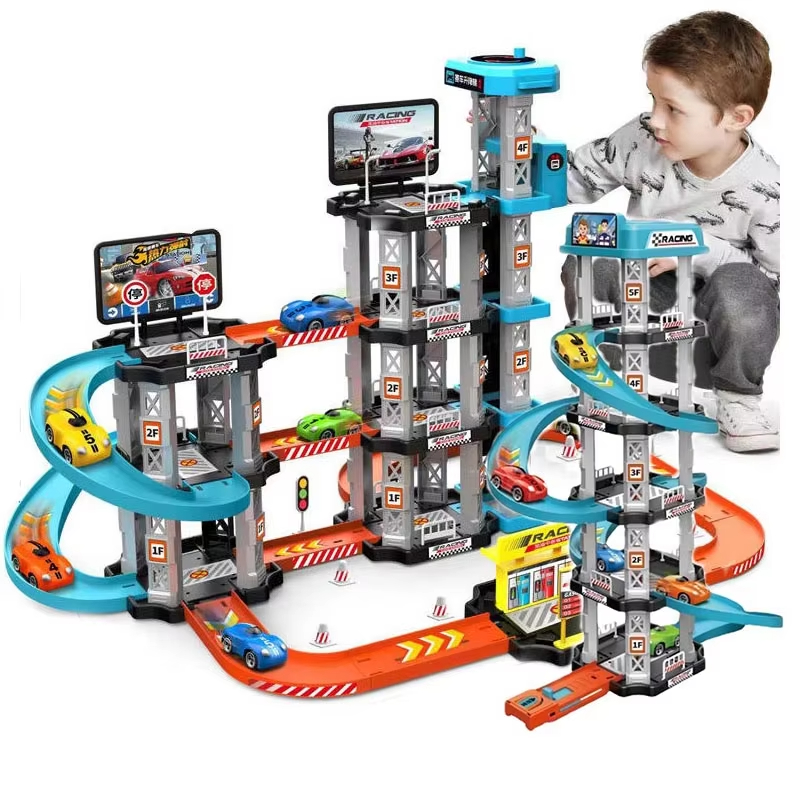 Hot Wheels Car Track Sets - Car Racing Track Ramp Toy Children