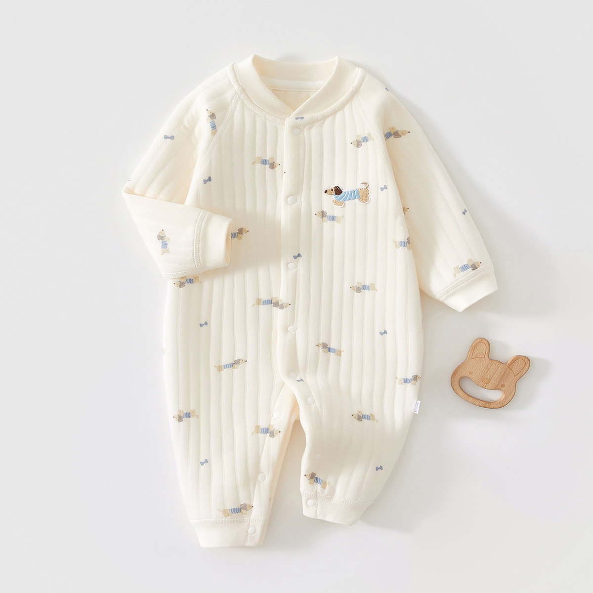 Kids Outdoor Jumpsuit - AYNIGIELL Autumn and Winter Newborn Jumpsuit,