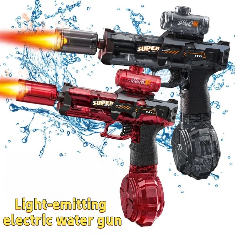Kids Outdoor Entertainment - Led Light Emitting Electric Water Gun