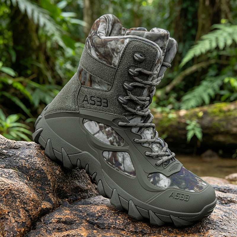 Kids Outdoor Boots - Men Tactical Boot Outdoor Ultrallight Safety