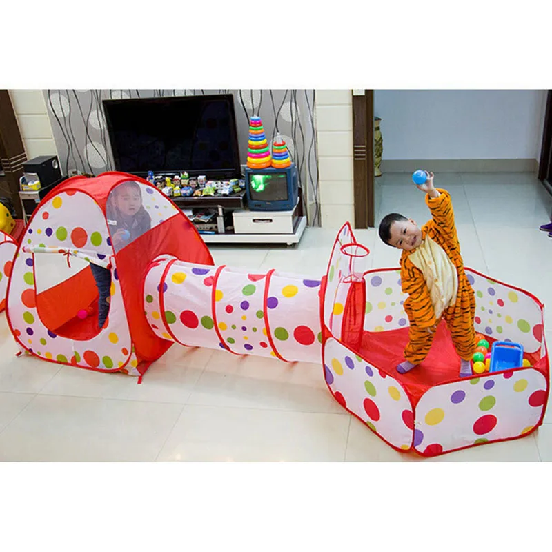 IMBABY 3 in 1 Ball Pool Foldin - Kids Outdoor Playhouse ulasan dan harga