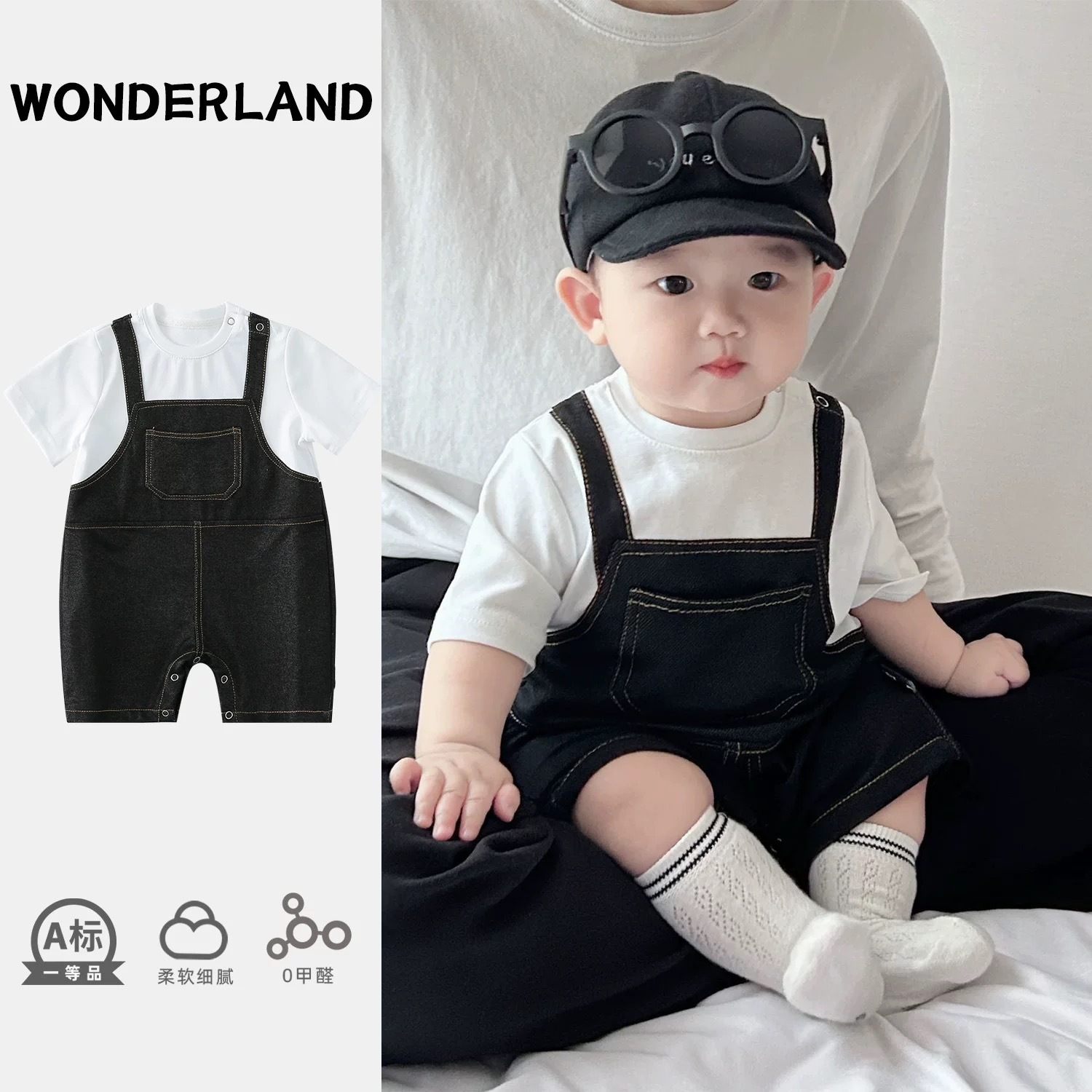 Newborn Baby Clothes Summer Ju - Kids Outdoor Jumpsuit ulasan dan harga
