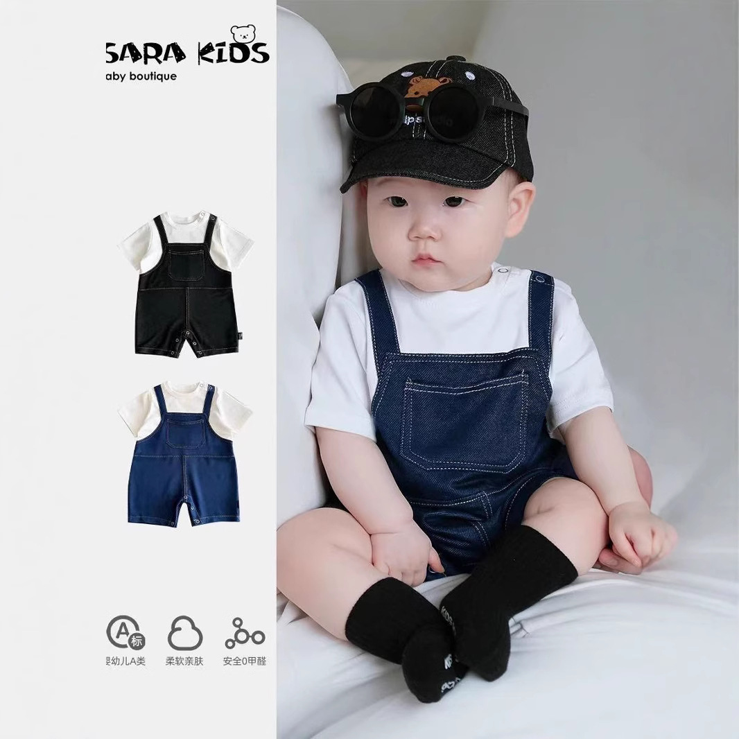 Newborn Baby Clothes Summer Ju - Kids Outdoor Jumpsuit ulasan dan harga