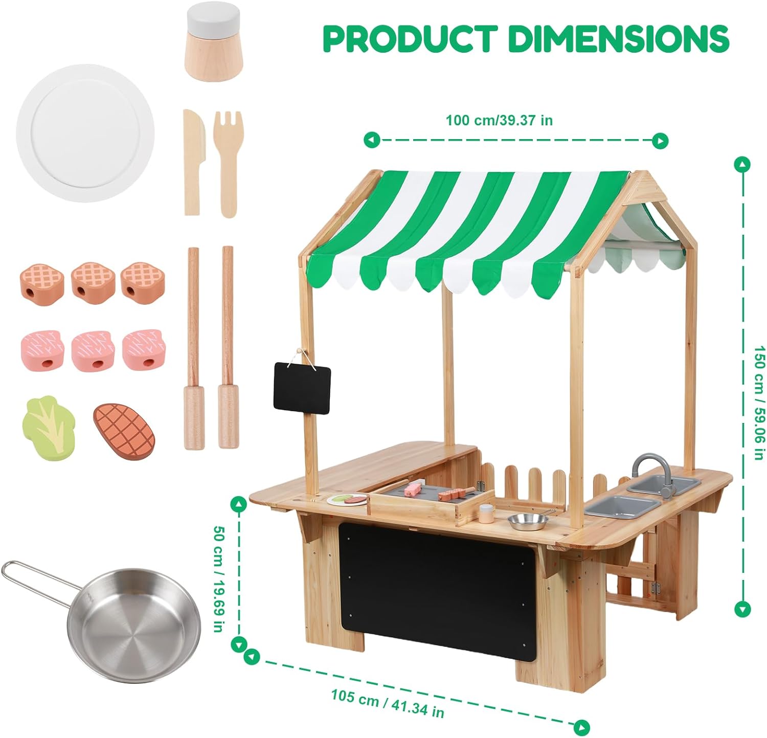 Kids Outdoor Playhouse, Mud Ki - Kids Outdoor Mud Kitchen ulasan dan harga