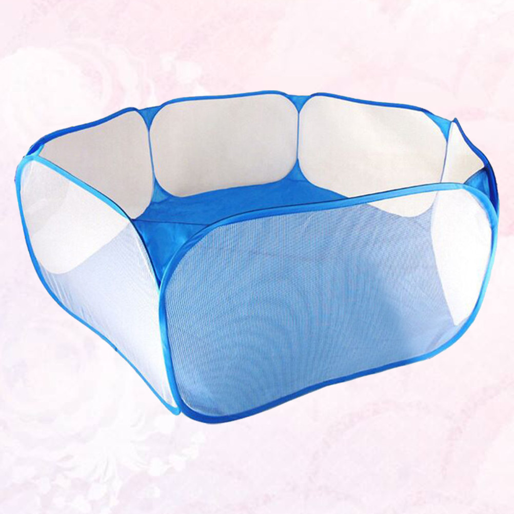 1Pcs Blue Foldable Playpen Oce - Kids Outdoor Playhouse ulasan dan harga