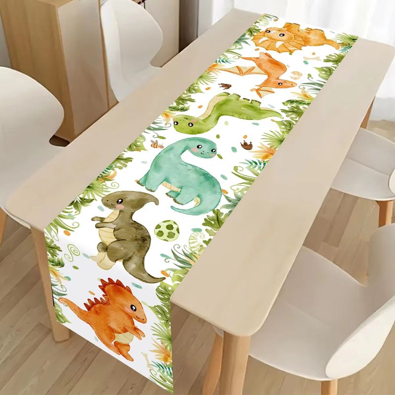 VIKAMA Kids Table Runner Dinos - Kids Outdoor Dining Table ulasan dan harga