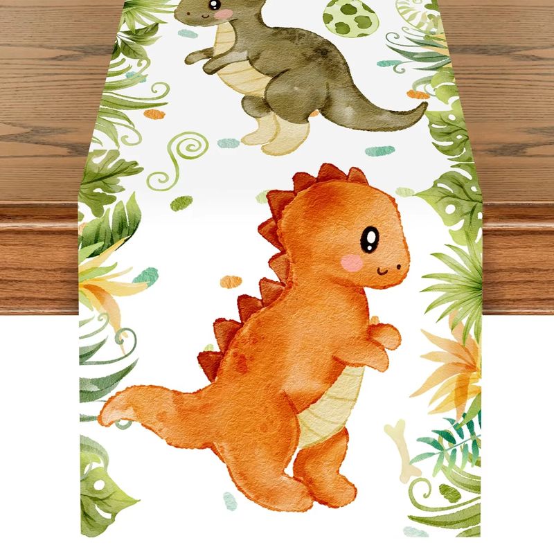 VIKAMA Kids Table Runner Dinos - Kids Outdoor Dining Table ulasan dan harga