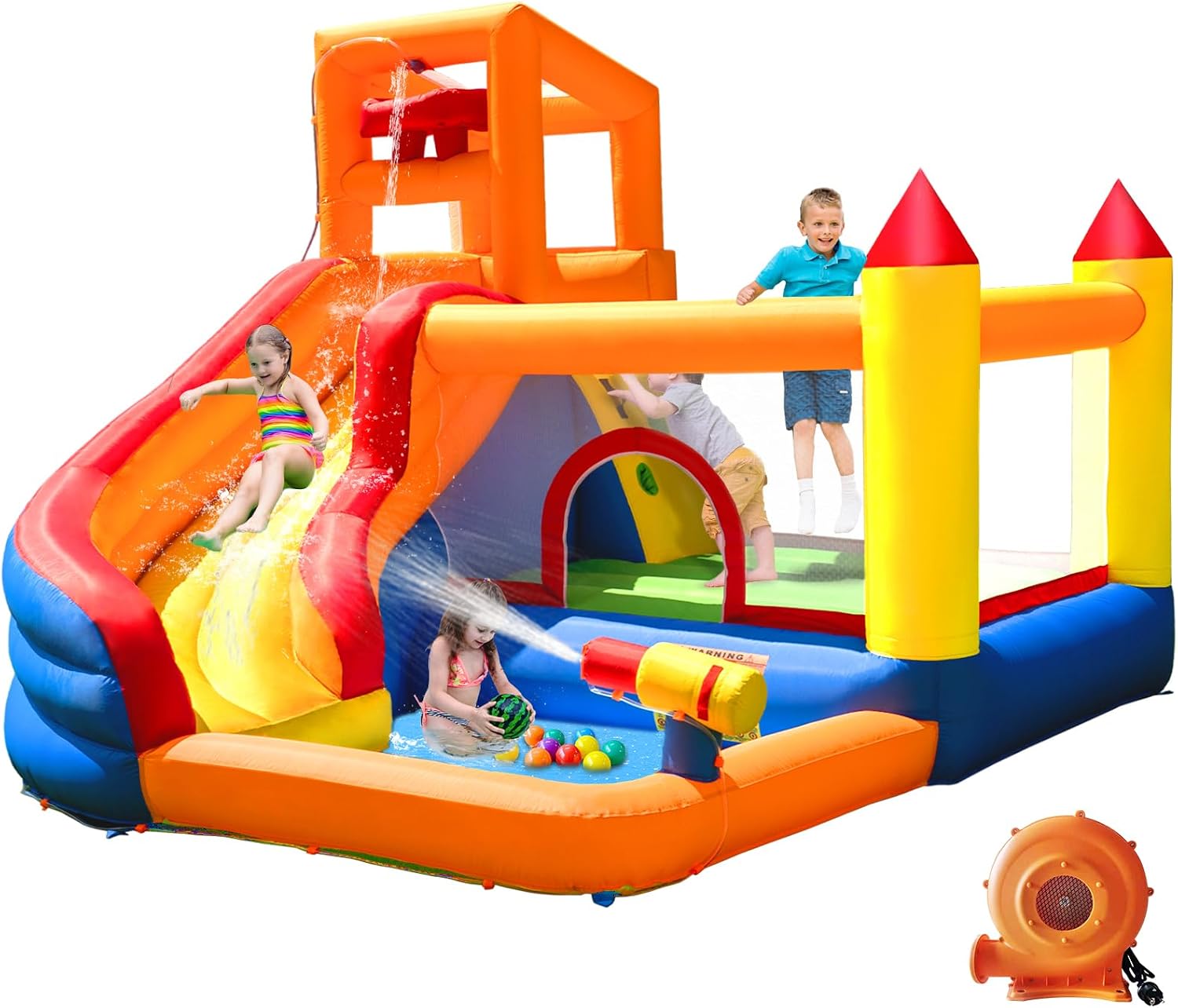HuaKastro Inflatable Water Sli - Kids Outdoor Playhouse ulasan dan harga