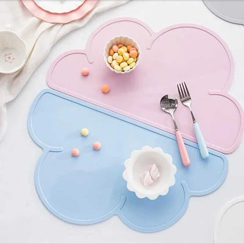 Cloud Shape Placemat Kids Plat - Kids Outdoor Dining Table ulasan dan harga