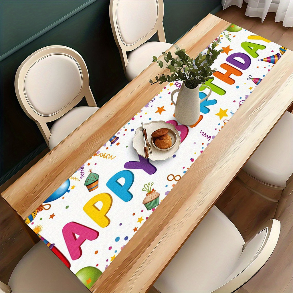 Birthday Celebration Poster Ta - Kids Outdoor Dining Table ulasan dan harga