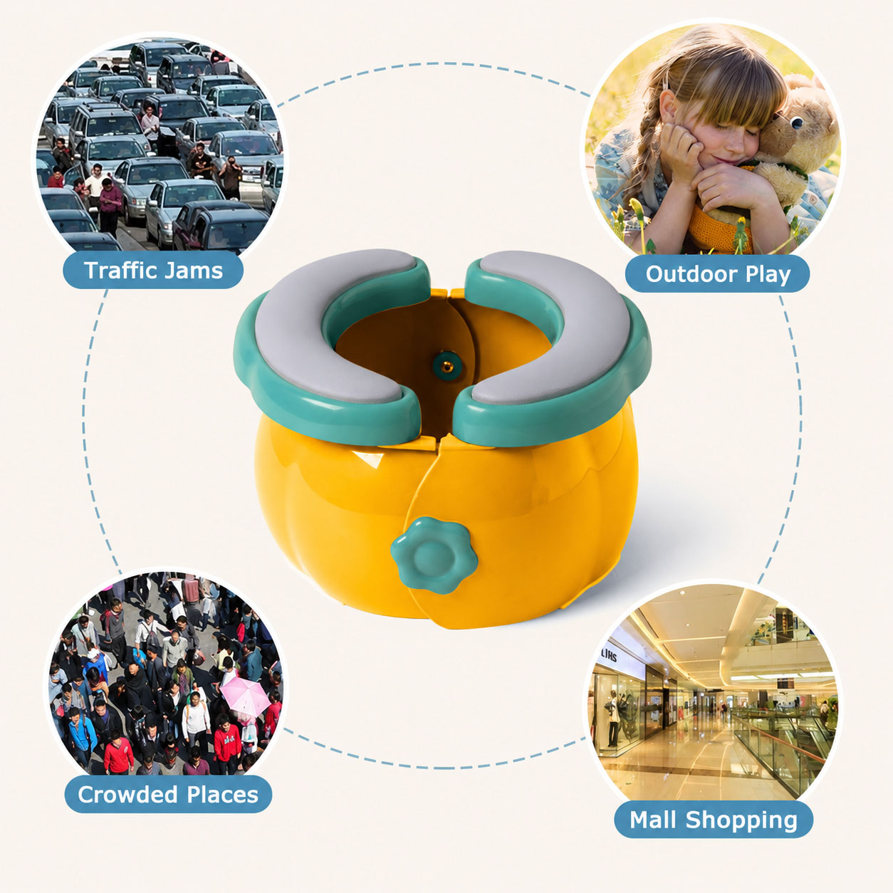 Portable Foldable Toddler Trav - Kids Outdoor Foldable Chair ulasan dan harga