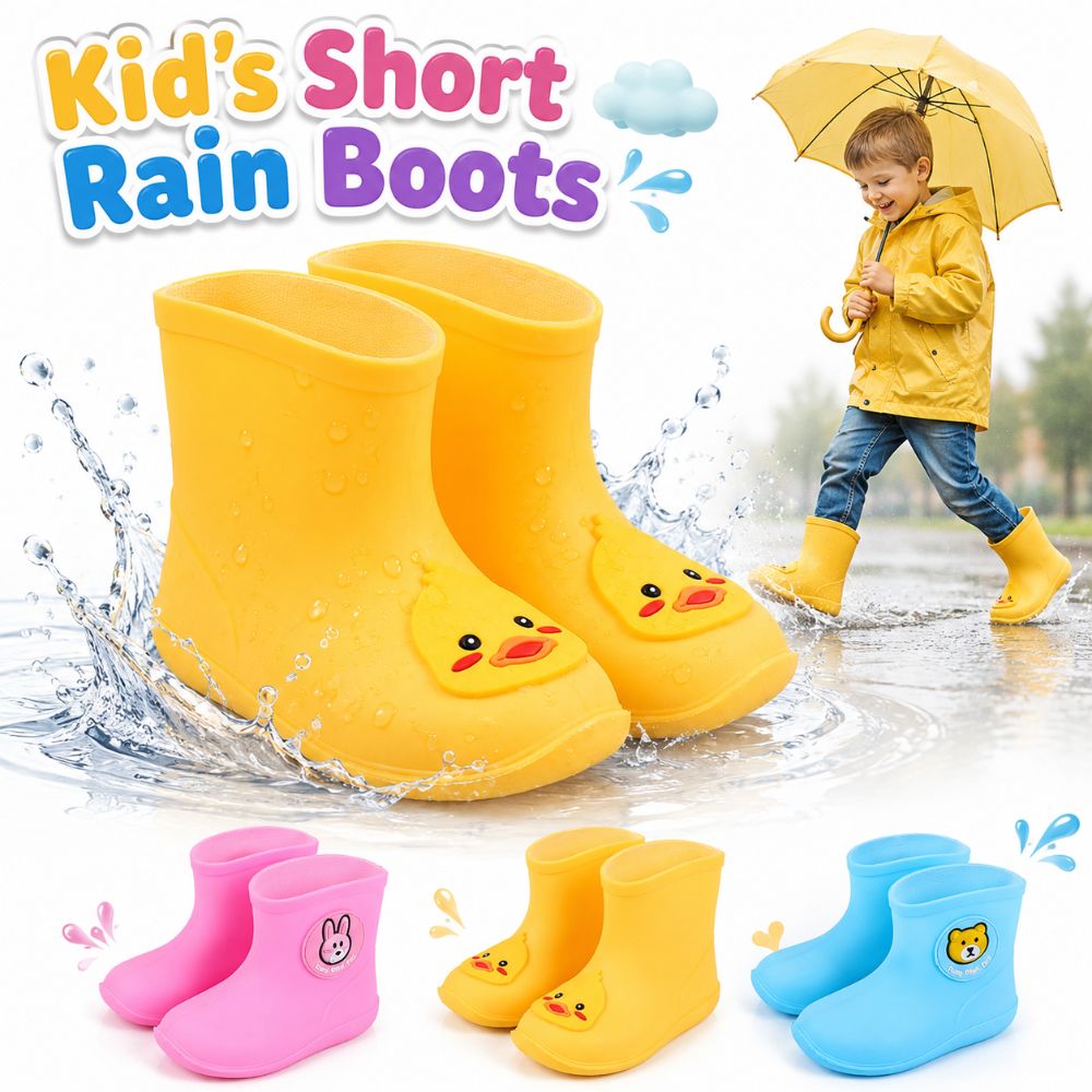 Non-slip Children's Short Rain - Kids Outdoor Boots ulasan dan harga