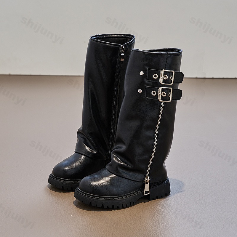 Children's Pu Leather Boots 20 - Kids Outdoor Boots ulasan dan harga