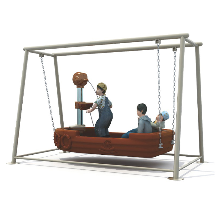 Pirate Ship Shape Swing Chair  - Kids Outdoor Swing Chair ulasan dan harga