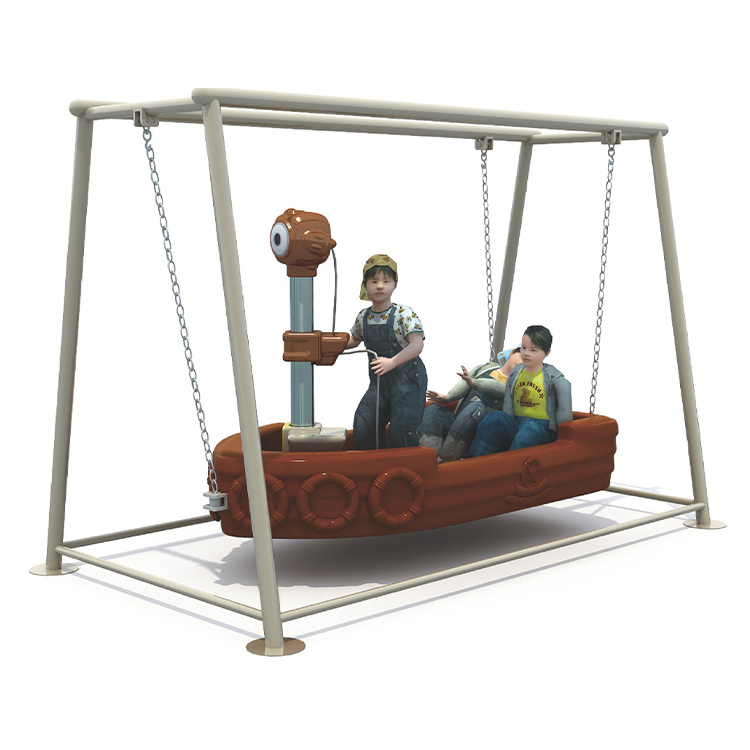 Pirate Ship Shape Swing Chair  - Kids Outdoor Swing Chair ulasan dan harga
